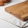 Defense board ADELICA "Profi", 50 × 30 × 4 cm, with metal screeds and side handles, birch
