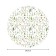 The tablecloth "Rare flowers", round, Saten, d = 150 cm