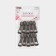 Automatic lock for metal zippers, No. 5, 10 pcs, black nickel color
