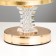 Melissa desktop E27 40W gold-chocolate 14x14x29.5 cm Risalux