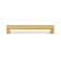 Cappio Square RSC007, aluminum, m/o 128 mm, matte gold.