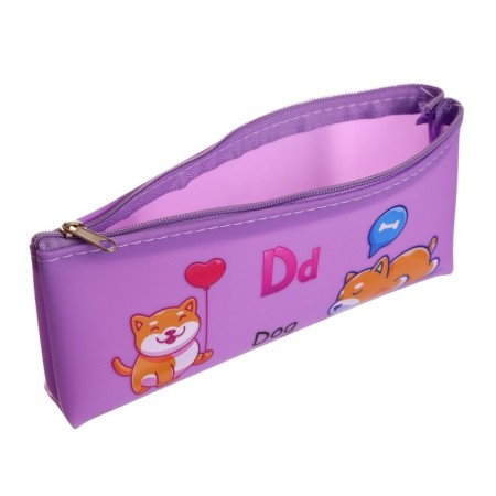School Penal on the zipper "Dog", mix-4