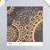 Scrapbooking paper bilateral "Mehendi and geometry silver" Density 180g 15.5x17cm