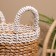 Wicker basket 23x23x33 cm