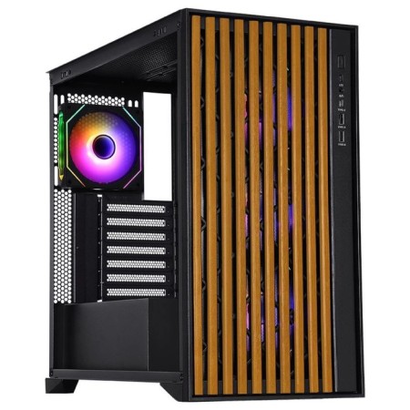 Корпус Formula TimberLine T0 черный без БП mATX 6x120mm 6x140mm 2xUSB3.0 audio-2