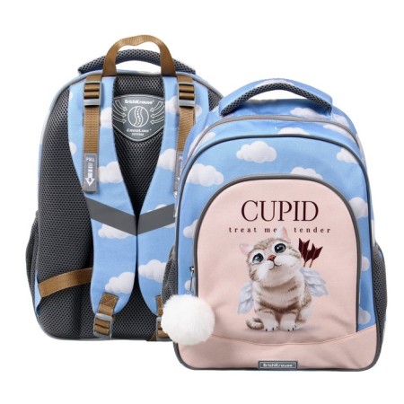 School backpack Erich Krause Ergoline 15l, 39 x 28 x 14 cm, ergonomic back, Cupids 56784