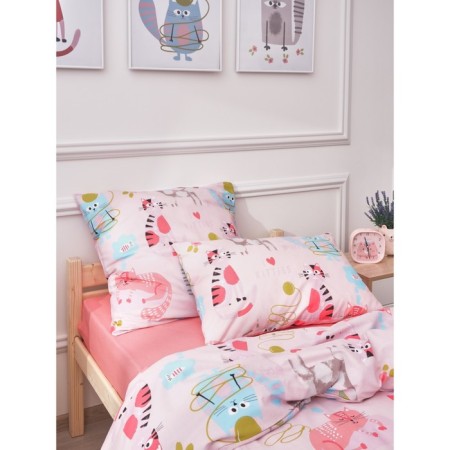 Bed linen 1.5 SP Sweet Cats, size 150x214 cm, 143x215 cm, 50x70 cm-5
