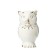 Souvenir Ceramics "Sunny Owl" White with rhinestones 9.3x5x5.4 cm