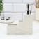 Disator for liquid soap, white, 16 x 12 x 4 cm.