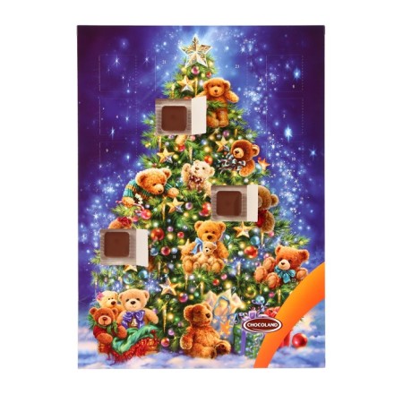 Advent calendar with mini-tiles made of milk chocolate "Mix", Assorted, 75 g-2