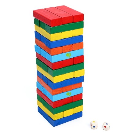 Board game Pyramid Wooden Tower "Three Cats"
