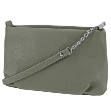 Women's bag B2547-02110, dark gray color, artificial leather, 24x6x15 cm