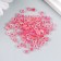Glass beads 6/0 "Cube. Translucent. Red" 10 g