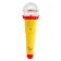 Microphone, sound, light, yellow color
