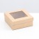 The box is folding, the lid is, with the window, craft, 12 x 12 x 5 cm
