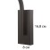 Bra "kaygo" E27 40W black 16x16x30cm