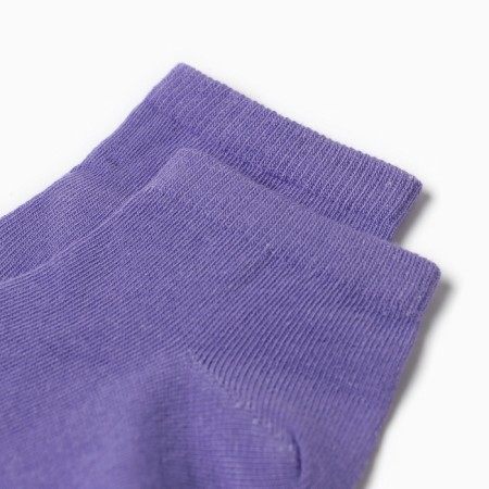 Women's socks shortened, lilac color, size 23-25-1