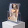 The mirror is a desktop, bilateral, mirror surface 12 × 15 cm, the color is transparent
