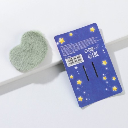 Hair hair clip fluffy "The brightest star", 5 x 4 cm-3
