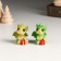 Souvenir Polystone "Dragon with big eyes with a Christmas tree/gift" mix 3.5x3x4.5 cm