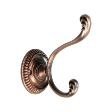 Hook furniture tundra TKD013, two -rod, copper
