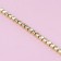 Chain with rhinestones, metal, glass, 3.5 mm, 9 ± 1 m, gold color