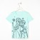 Disney T-shirt "Cold heart", height 122-128 (34), turquoise