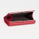 Women's wallet on magnets, red color