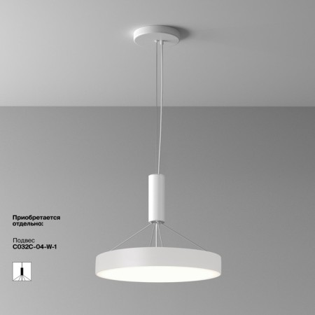 Technical C032CL-45W4K-RD-W, LED, 45 W, 400x400x60 mm, 3680 lm, 4000K, 2835, white, white-10