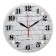 Watch wall, interior "bricks", D-30 cm, silent