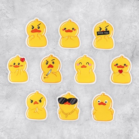 Set of stickers "Ducks", 5 x 5 cm