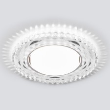 A spotlight with LED lighting Elektrostandard, Britel, 133x133 mm, LED, 4200K, white, mirror color