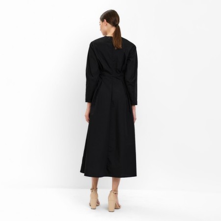 Women's dress Minaku: Casual Collection Black Color, Rr. 46-2