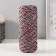 Knitting cord 35% cotton, 65% polypropylene 3 mm 85m/160 ± 10 g (cherry/gray)