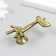 Handle for the casket metal "giraffe" bronze 7.7x5.5x2.3 cm