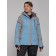 Ski jacket female winter, size 42, blue color