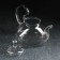 A glass teapot with a metal sieve of the Elegy, 800 ml