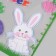 Silicon sticker on the glass "Happy Easter" 19.5x19.5 cm 7882176