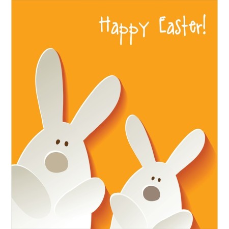 A set of napkins for setting the table "Easter hares of Naiv", rectangular, size 32x46 cm, 4 pcs-3