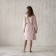 Tao robe, size XL, gray-pink color