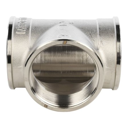The STOUT SFT -0020-000002, 2 ", internal/internal thread, nickelled brass-1
