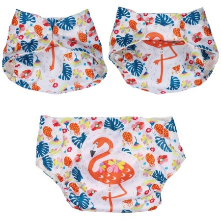 Reusable diapers "Flamingo"-8