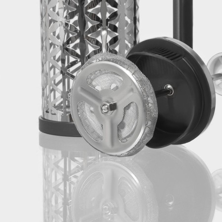 Teapot of the firefield - press "Seikho", 350 ml, glass, stainless steel-1