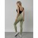 Lingins for fitness women, size 46, khaki color