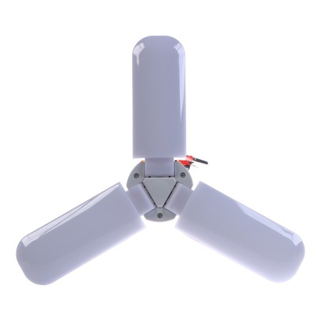 Camping lamp, 32 W, SMD 2835, cable L-1.5 m, with a clamp from 12 V, 8.4 x 8.4 x 24 cm