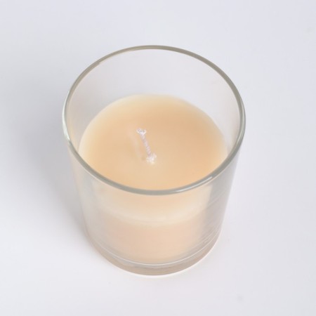 Candle in a smooth glass flavored "spicy apple", 8.5 cm-2