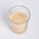 Candle in a smooth glass flavored "spicy apple", 8.5 cm