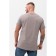 Male T -shirt, size 56, gray color