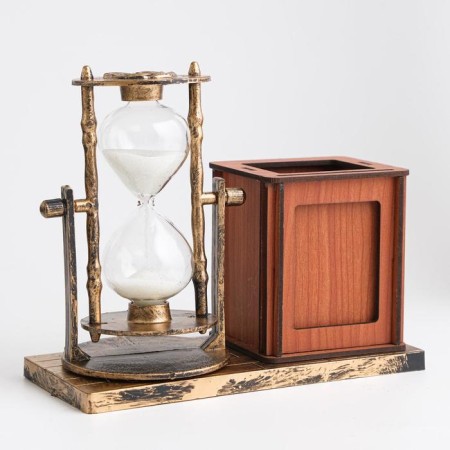 Sanding clock "Selin", souvenir, organizer for the office, 15.5 x 6.4 x 12 cm-2