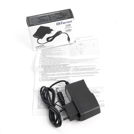 Electronic transformer for 12 W LED tape, Feron, LB005, 1A, 12 W-1